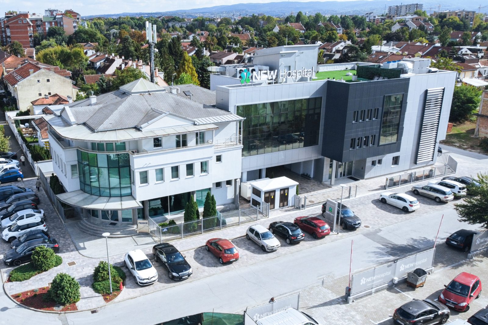 zgrada paroco medical equipment i opšte bolnice new hospital